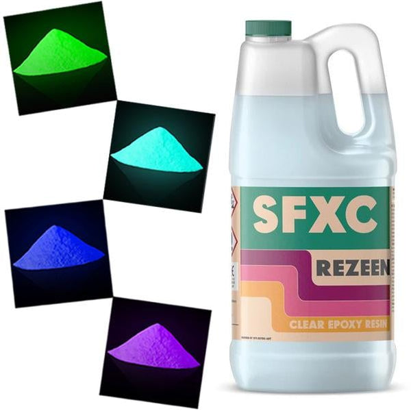 Glow in the Dark Epoxy Coating Resin Pack SFXC Special FX Creative