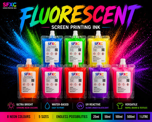 SFXC Fluorescent Screen Ink Neon Fluorescent Screen Printing Ink