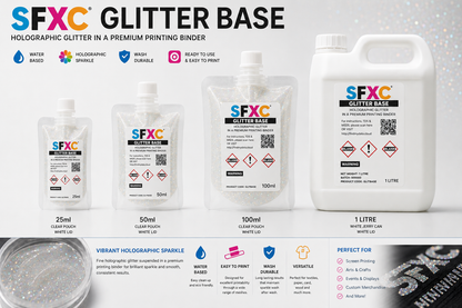 SFXC Glitter base screen printing ink Sparkle Glitter Screen Printing Ink