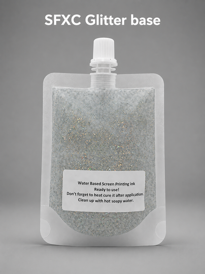 SFXC Glitter base screen printing ink Sparkle Glitter Screen Printing Ink
