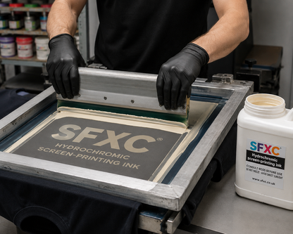 SFXC Hydrochromic Ink 5 litre Hydrochromic Reversible Wet and Reveal Screen Printing Ink for Plastic and Film