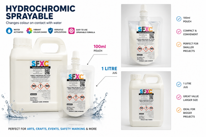SFXC Hydrochromic Ink SFXC Hydrochromic Sprayable Ink
