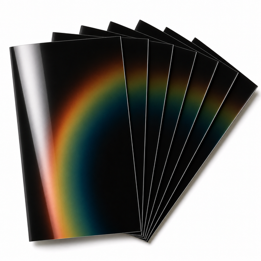 SFXC Liquid Crystal Sheets SFXC Liquid Crystal Sheet R&D Evaluation Pack – 7 Calibrated Temperature Ranges