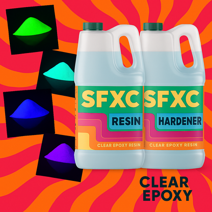 SFXC Trial Pack Glow in the Dark Epoxy Coating Resin Pack