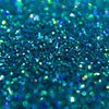 Holographic blue glitter