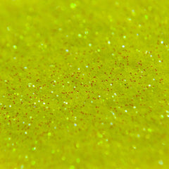SFXC Glitter Fluorescent Neon Lemon Yellow Glitter