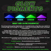 SFXC Glow-in-the-dark pigments Sky Blue Glow in the Dark Powder - for solvent based mediums