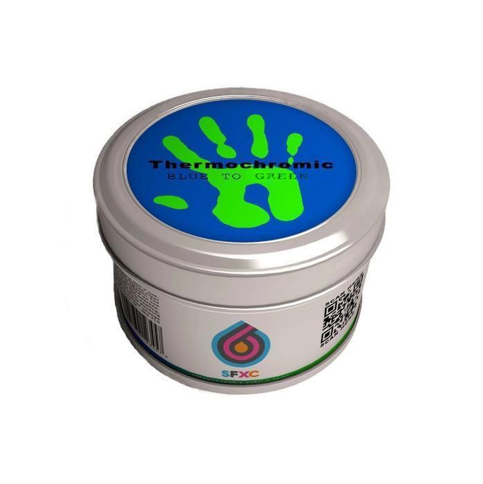 SFXC Thermochromic Paint Temperature Responsive Thermochromic Ink - Blue to Neon Green